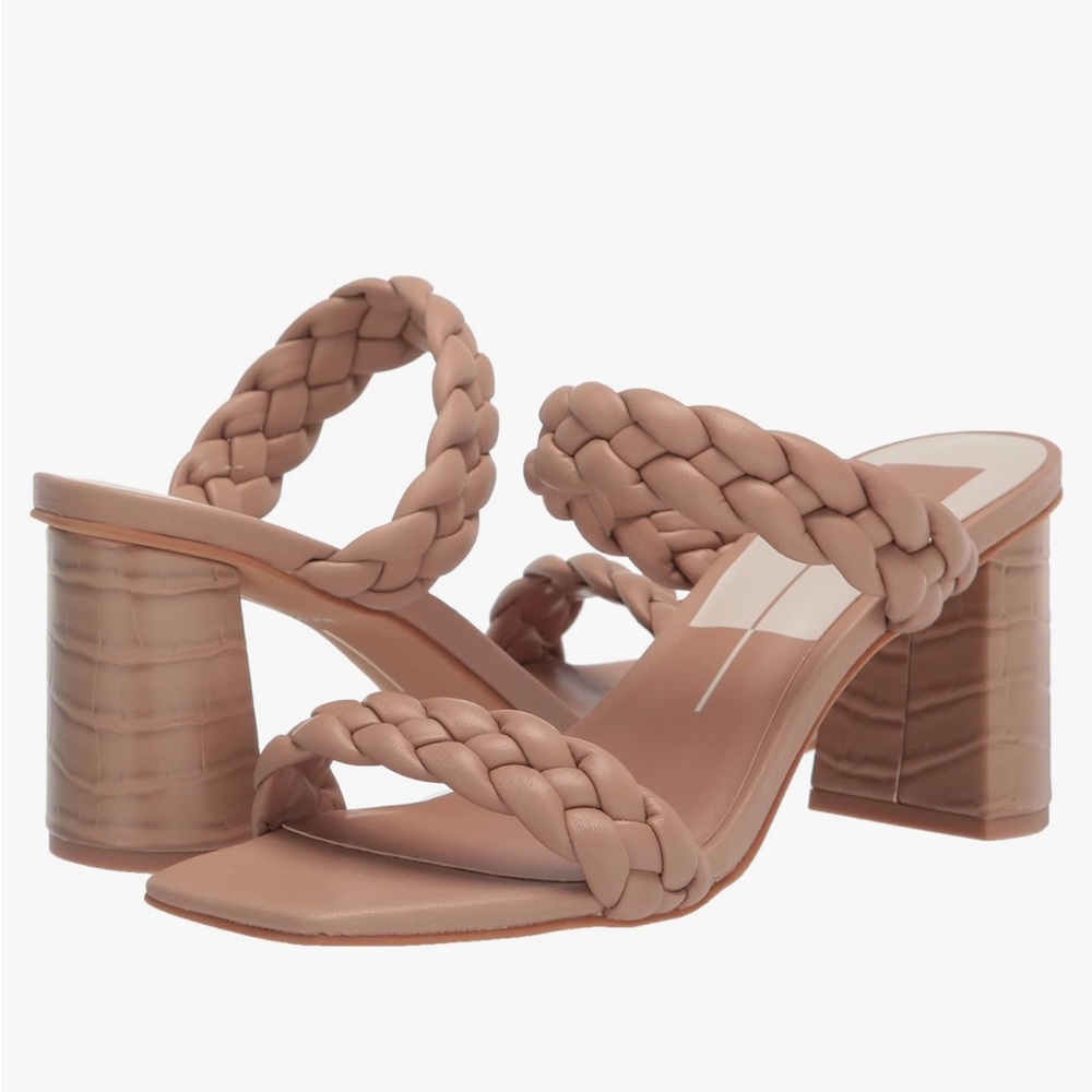 Dolce Vita Paily Braided Heel in Cafe